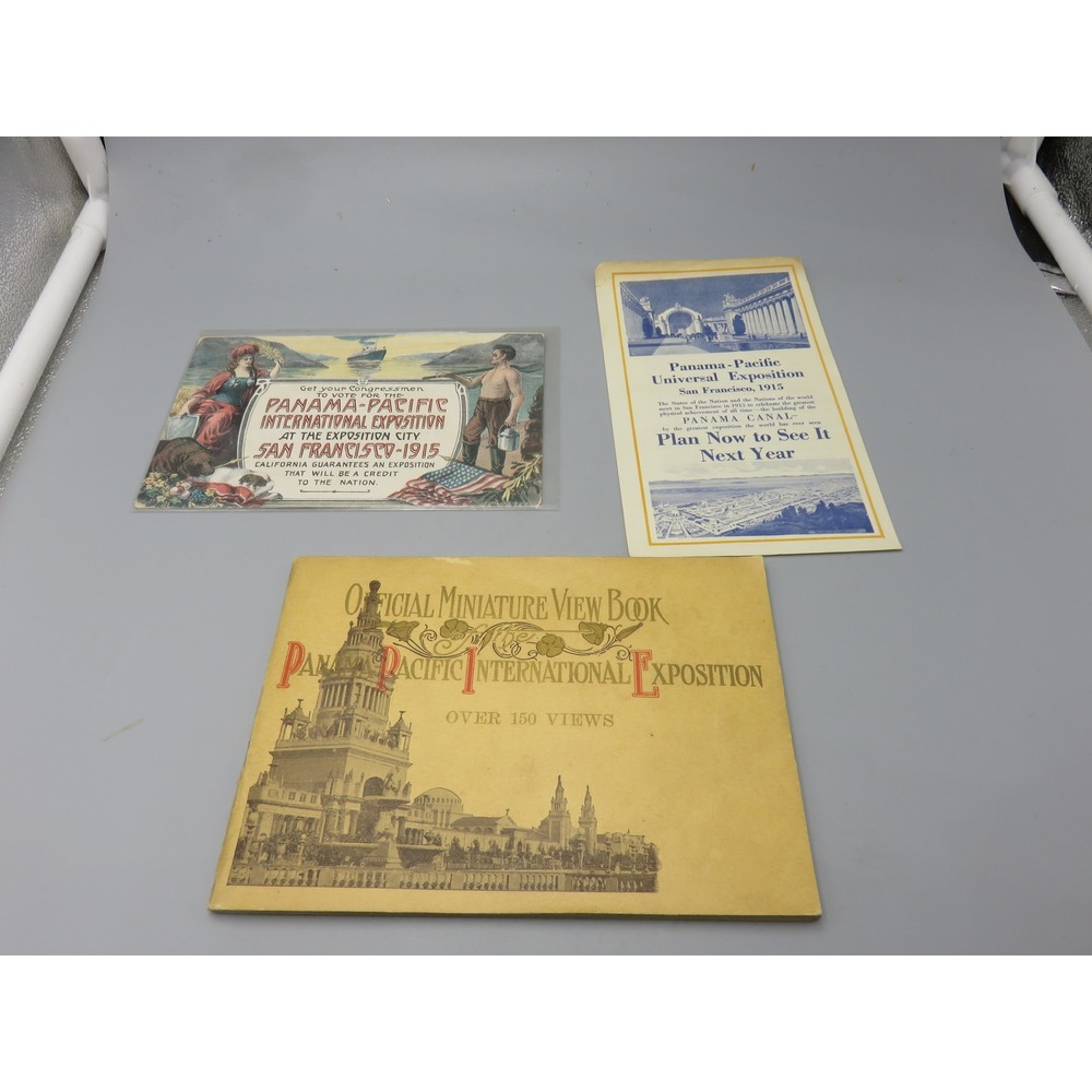1915 Panama-Pacific International Exposition San Francisco View Book Postcard